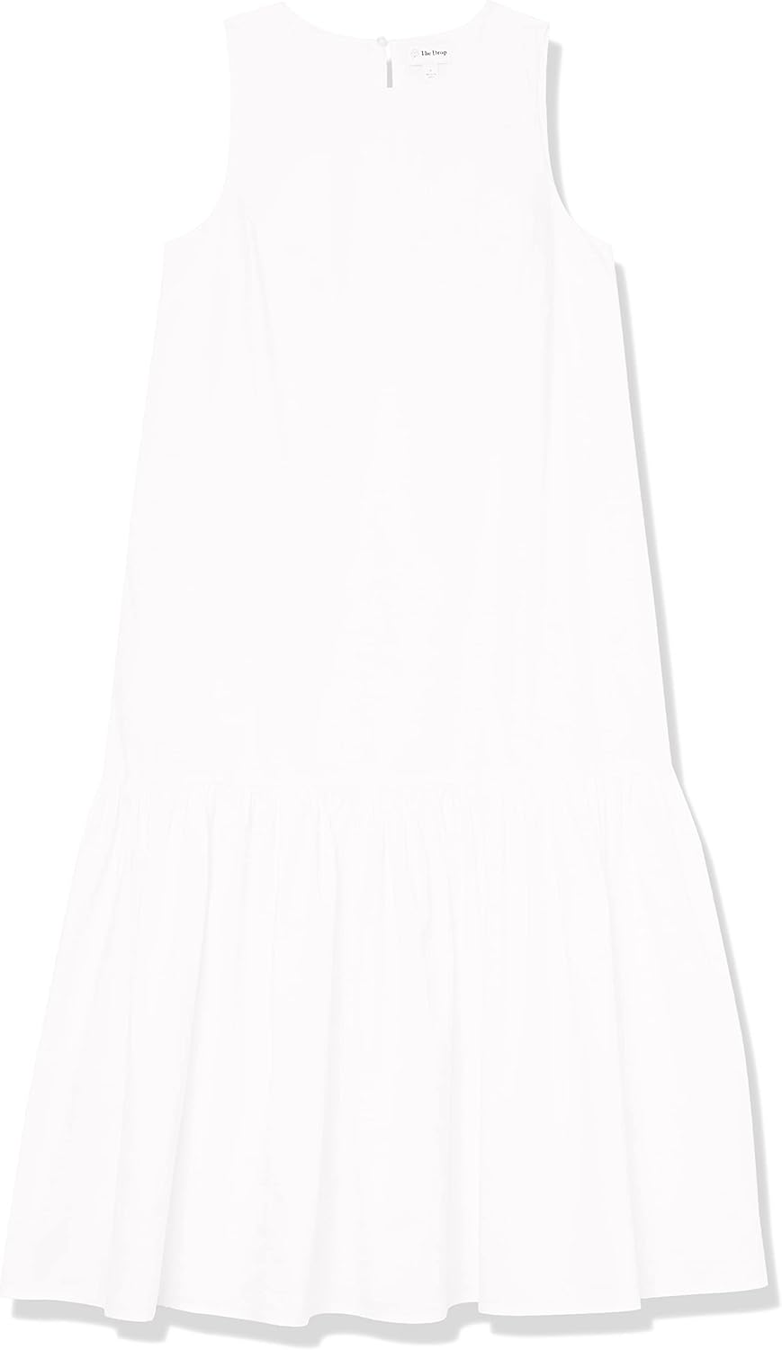 The Drop Women's Ilana Loose Sleeveless Wide-Hem Poplin Maxi Dress