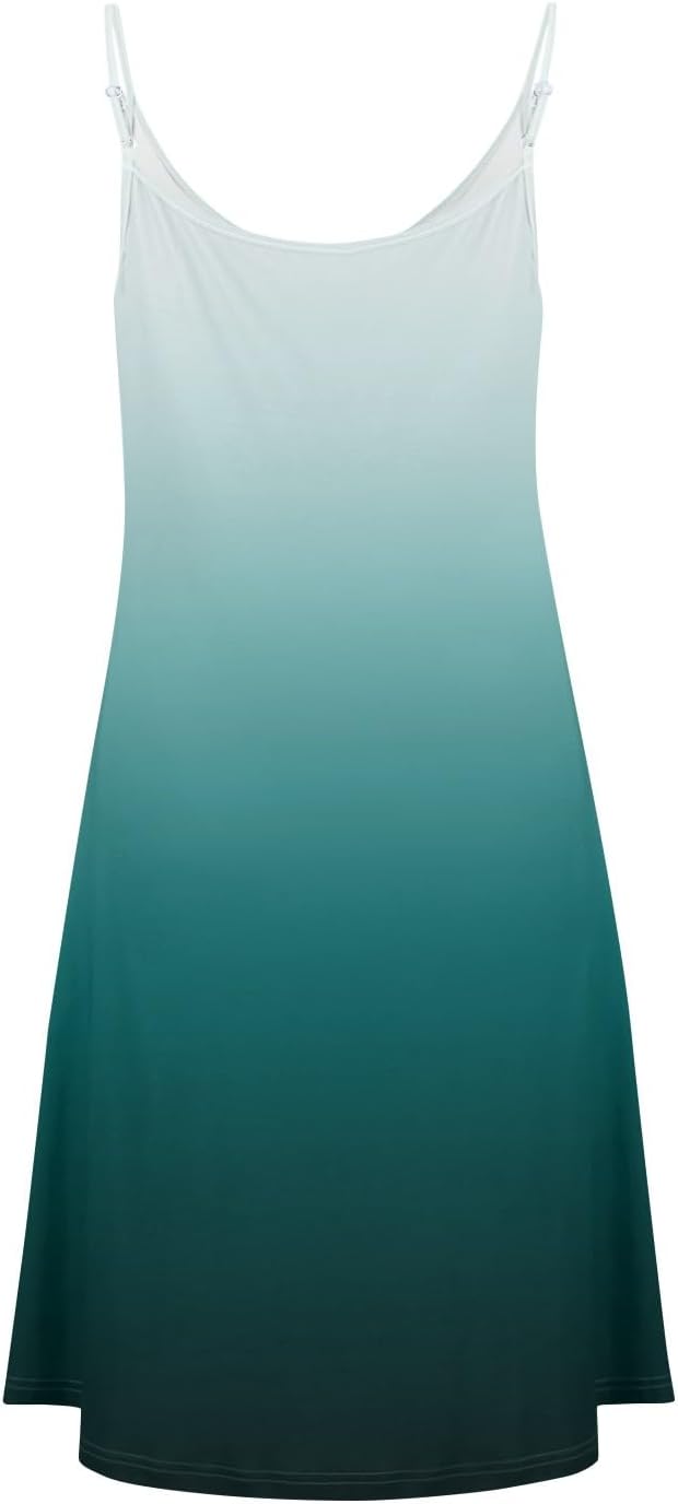 Womens Summer Dresses Spaghetti Strap Button Sleeveless Beach Cover Up Casual Beach Sundresses Solid Flowy Mini Dress