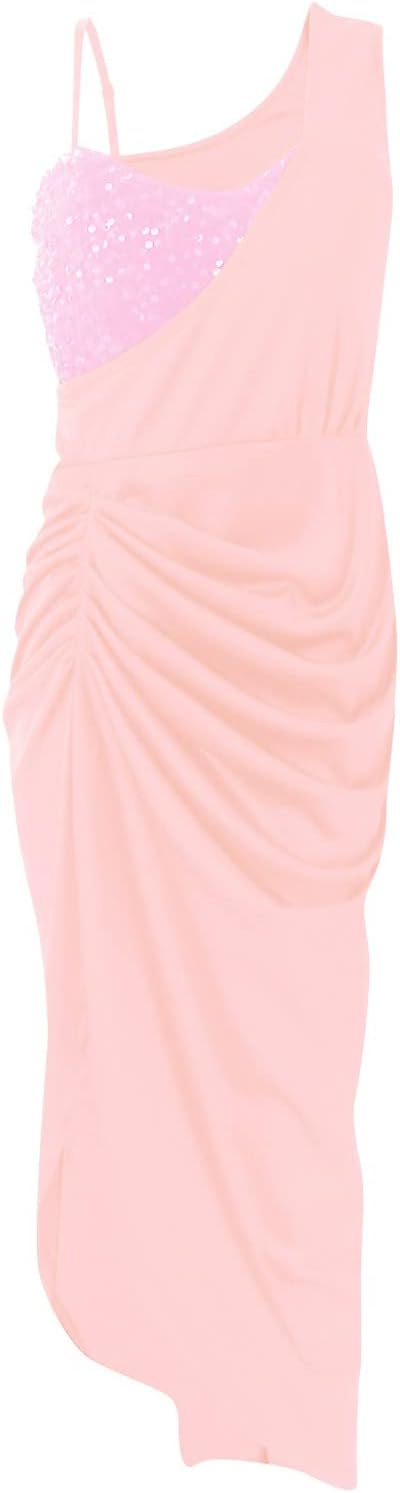 OIOLOYJM Prom Dresses 2025 Wedding Guest Dresses for Women Sexy Cocktail Formal Party One Shoulder Dresses for Women 2025