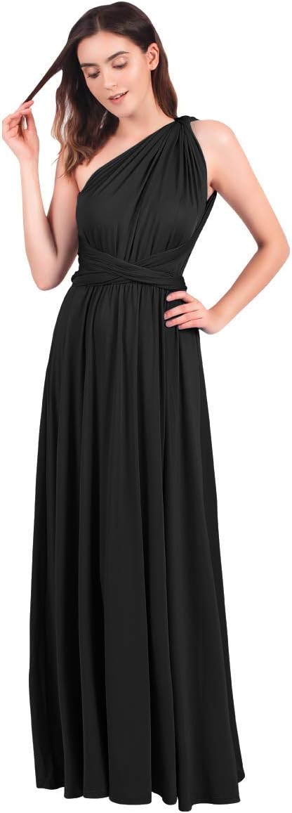 Womens Transformer Evening Dress Maxi Cocktail Wrap Convertible Multi Way Floor Long Formal Gown