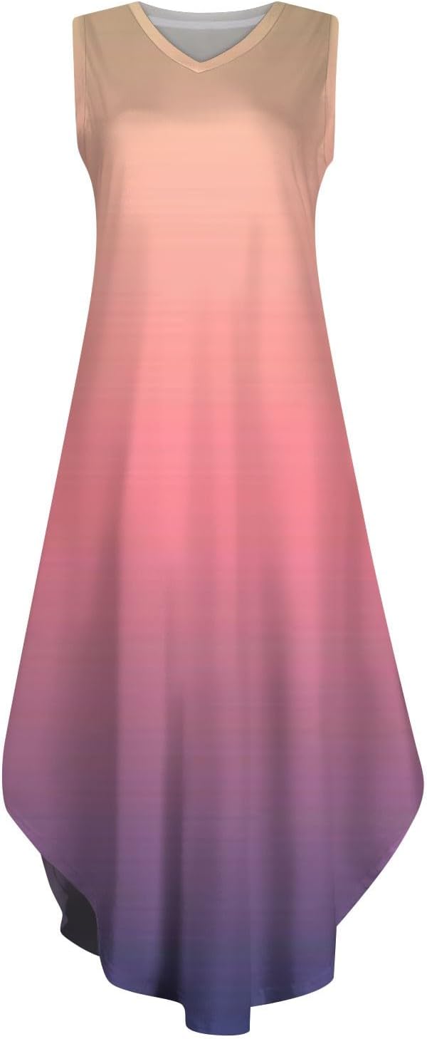 Elegant Sleeveless Maxi Dress for Women 2025 Dresses for Women, Resort Wear, and Hawaiian Sun Dress