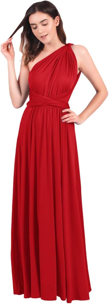 Womens Transformer Evening Dress Maxi Cocktail Wrap Convertible Multi Way Floor Long Formal Gown