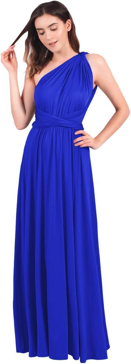 Womens Transformer Evening Dress Maxi Cocktail Wrap Convertible Multi Way Floor Long Formal Gown