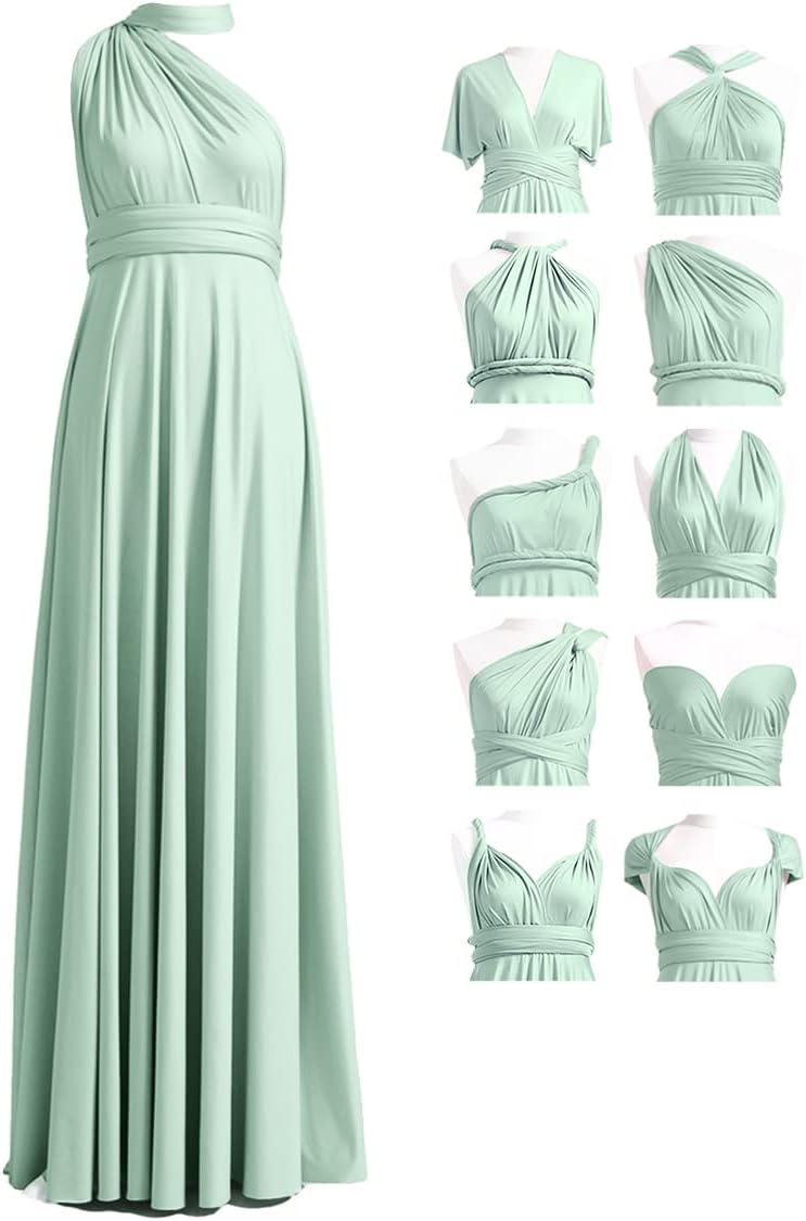 72styles Infinity Dress with Bandeau, Convertible Bridesmaid Dress, Long, Plus Size, Multi-Way Dress, Twist Wrap Dress