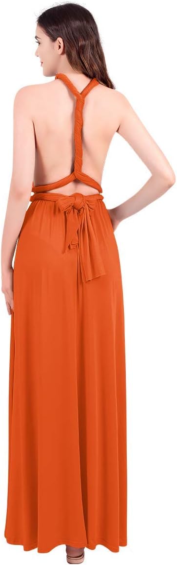 Womens Transformer Evening Dress Maxi Cocktail Wrap Convertible Multi Way Floor Long Formal Gown
