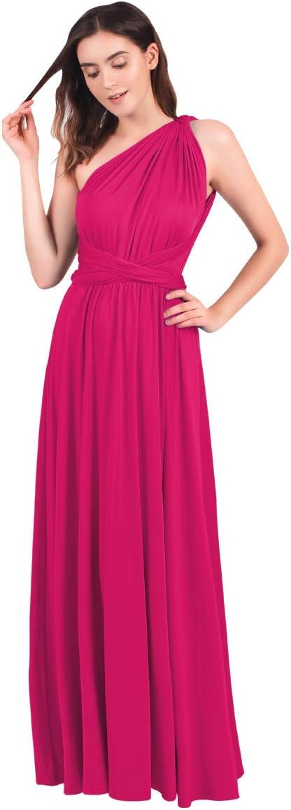 Womens Transformer Evening Dress Maxi Cocktail Wrap Convertible Multi Way Floor Long Formal Gown