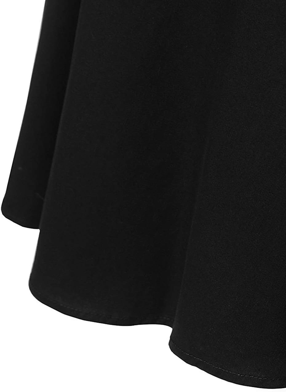 DRESSTELLS Women's Vintage 1950s Cocktail Party Dress Retro Wedding Guest Halter Rockabilly Swing Dresses