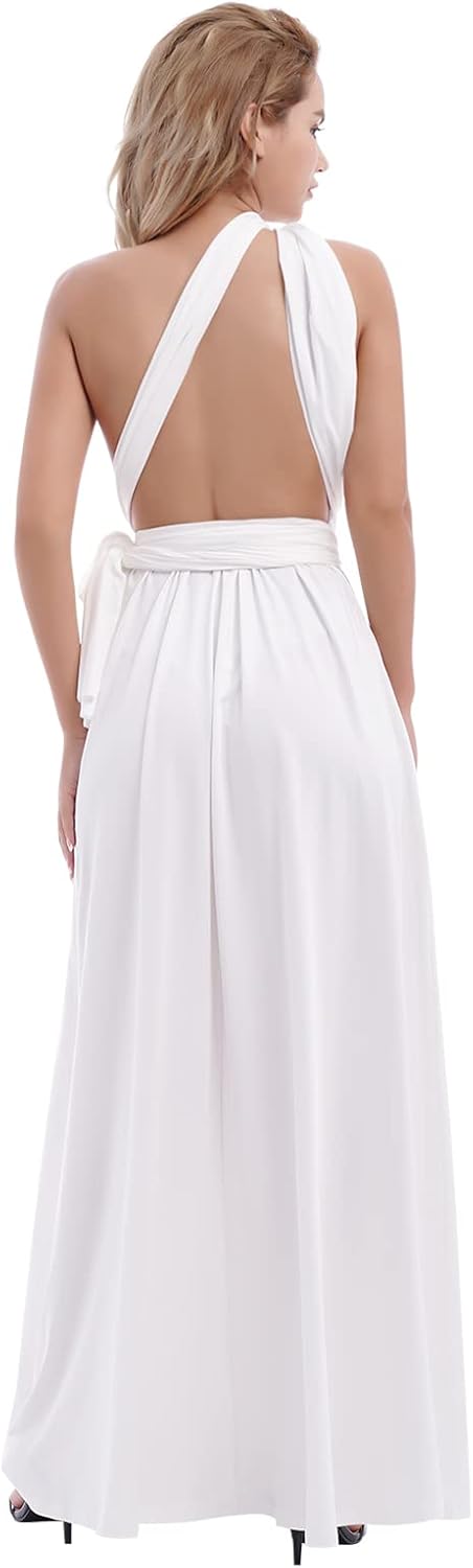 Womens Transformer Evening Dress Maxi Cocktail Wrap Convertible Multi Way Floor Long Formal Gown
