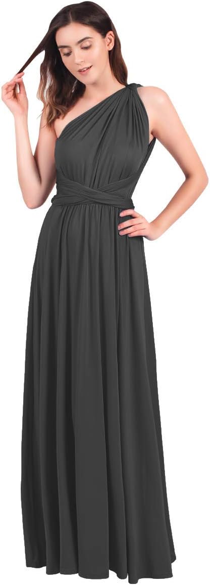 Womens Transformer Evening Dress Maxi Cocktail Wrap Convertible Multi Way Floor Long Formal Gown