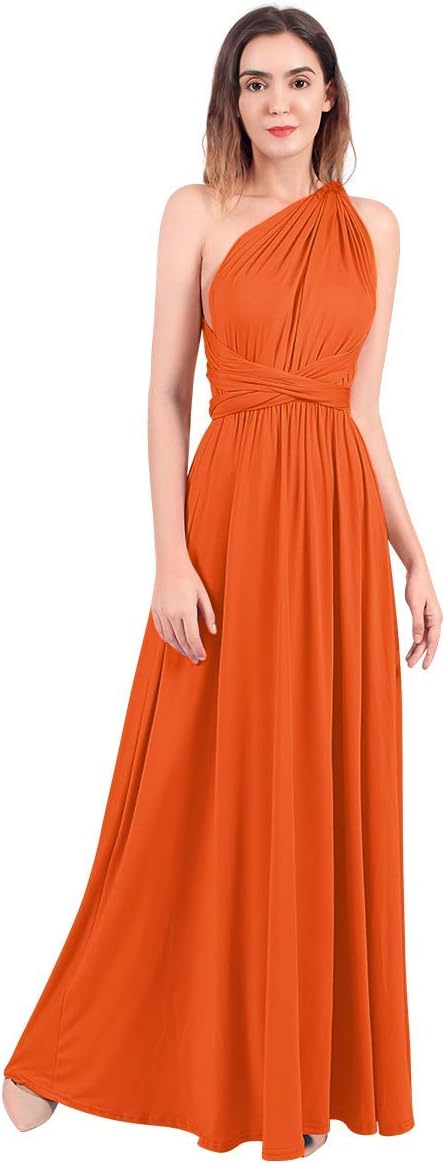 Womens Transformer Evening Dress Maxi Cocktail Wrap Convertible Multi Way Floor Long Formal Gown