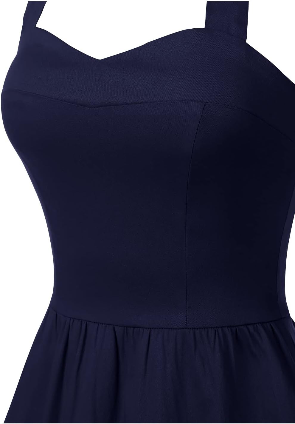 Topdress Women'sVintage Polka Audrey Dress 1950s Halter Retro Cocktail Dress