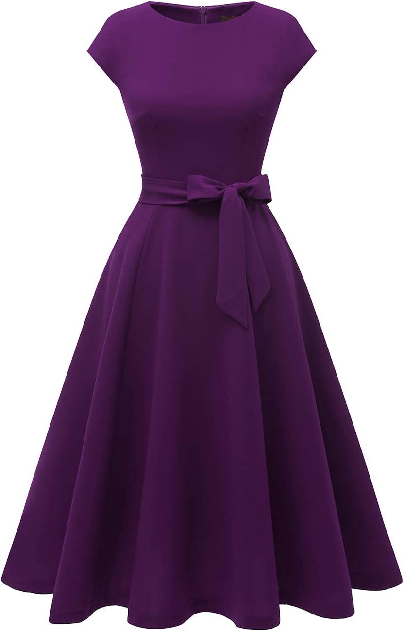 DRESSTELLS Women's Cocktail Dresses, Formal Wedding Guest Church Modest Graduation Party Prom Dress 2025