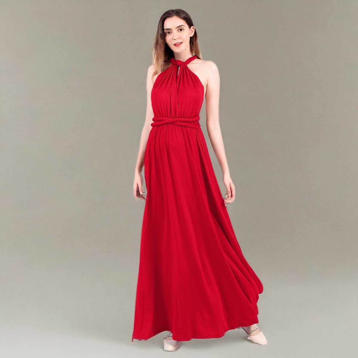 Womens Transformer Evening Dress Maxi Cocktail Wrap Convertible Multi Way Floor Long Formal Gown