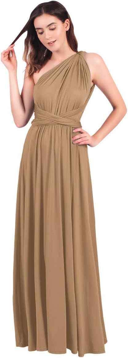 Womens Transformer Evening Dress Maxi Cocktail Wrap Convertible Multi Way Floor Long Formal Gown