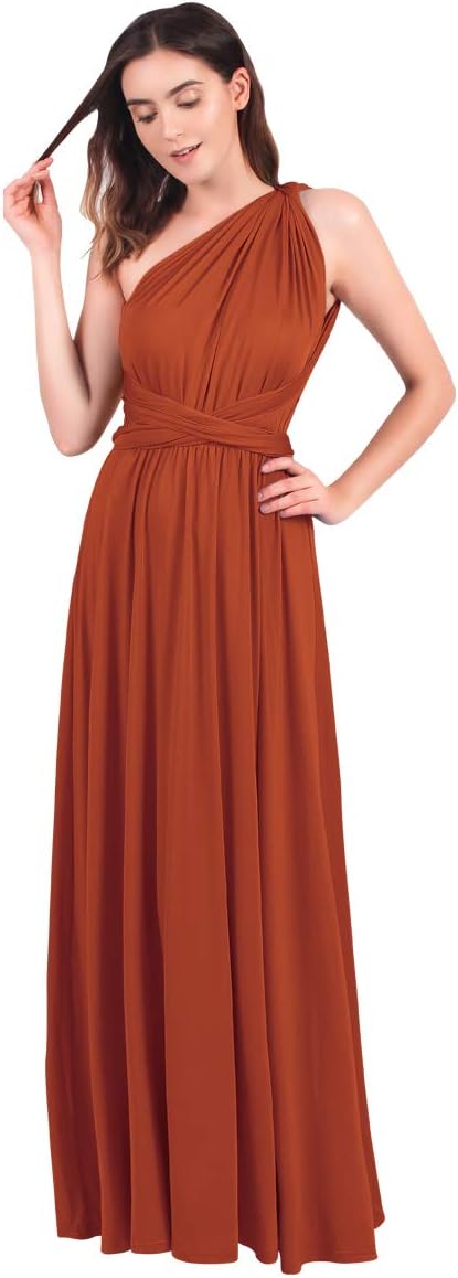 Womens Transformer Evening Dress Maxi Cocktail Wrap Convertible Multi Way Floor Long Formal Gown