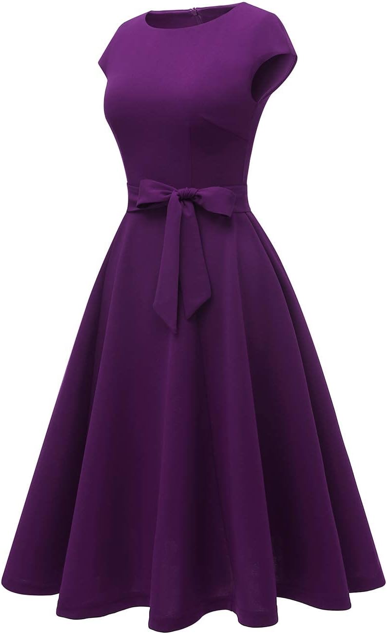 DRESSTELLS Women's Cocktail Dresses, Formal Wedding Guest Church Modest Graduation Party Prom Dress 2025