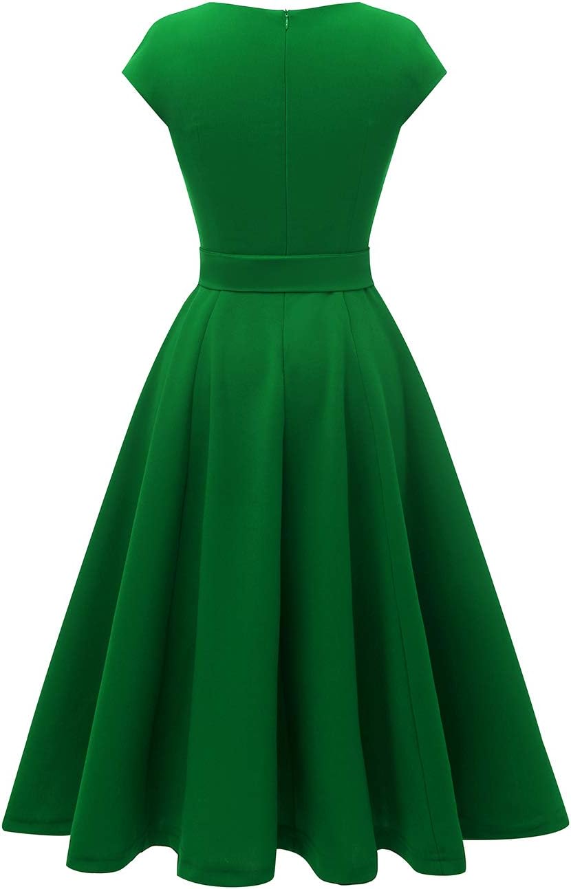DRESSTELLS Women's Cocktail Dresses, Formal Wedding Guest Church Modest Graduation Party Prom Dress 2025