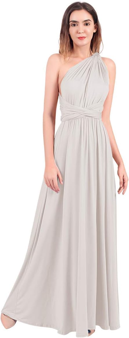 Womens Transformer Evening Dress Maxi Cocktail Wrap Convertible Multi Way Floor Long Formal Gown