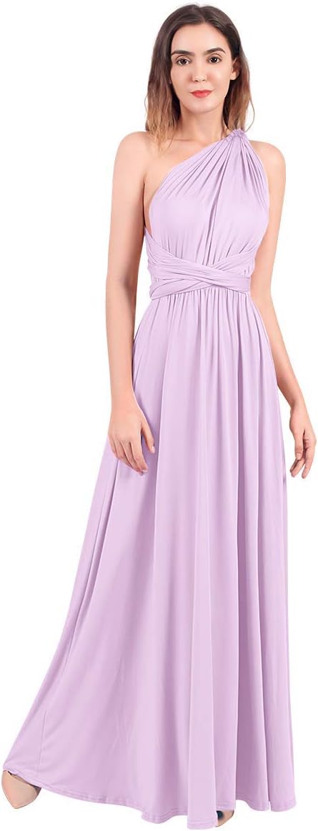 Womens Transformer Evening Dress Maxi Cocktail Wrap Convertible Multi Way Floor Long Formal Gown