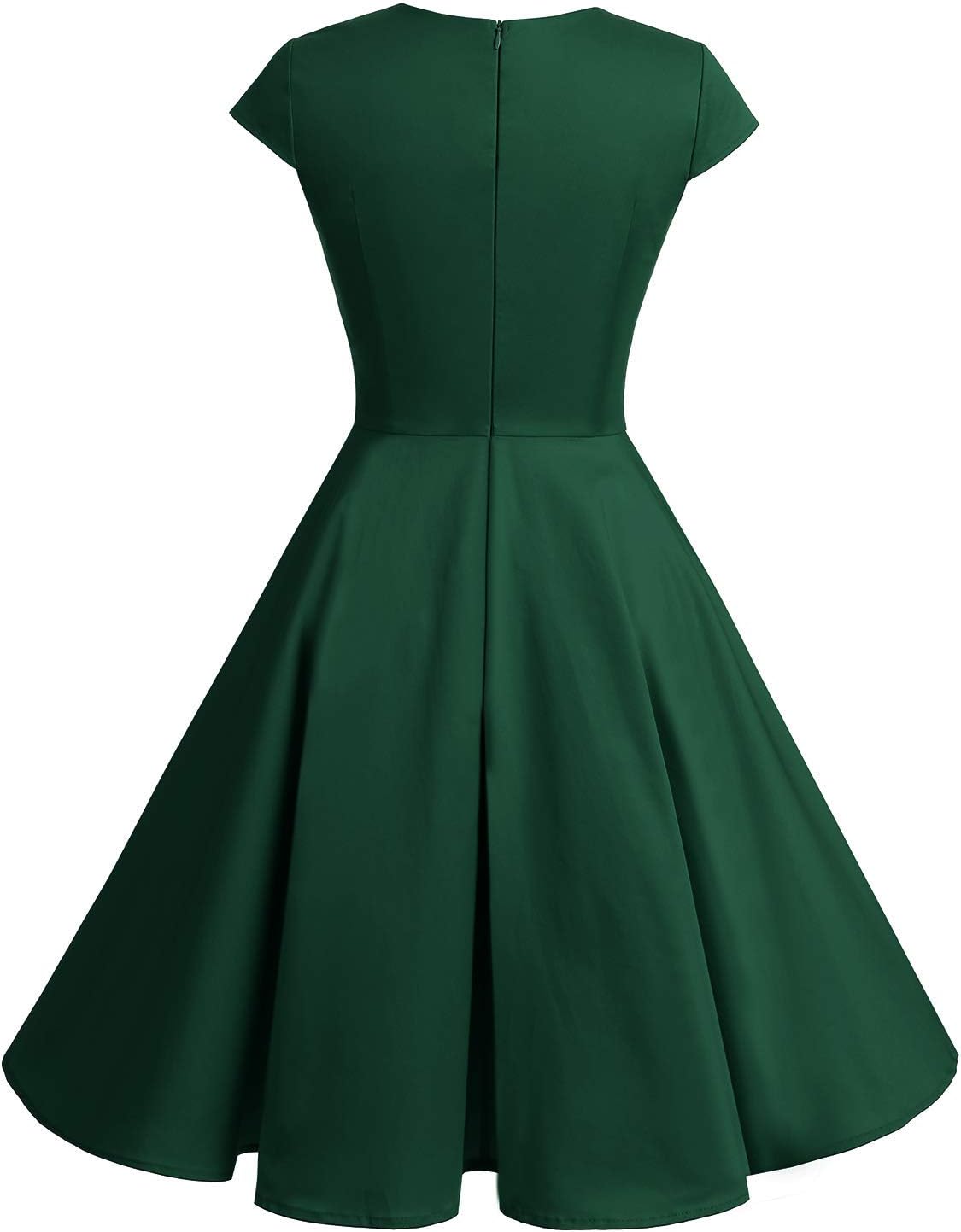 Bbonlinedress Women Short 1950s Retro Vintage Cocktail Party Swing Dresses