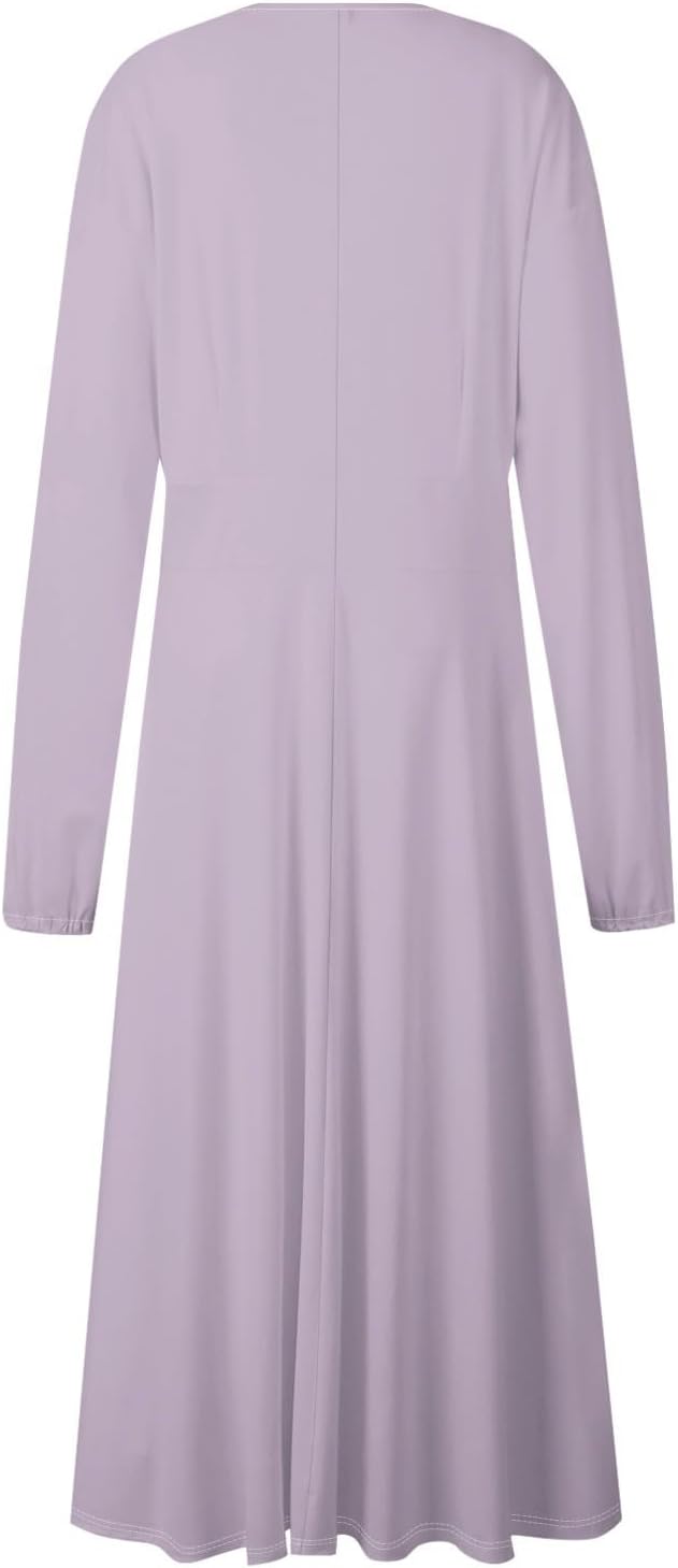 Women's Summer Elegant Cocktail Dress Solid Color Swing V-Neck Party Gown Dresses, S-2XL