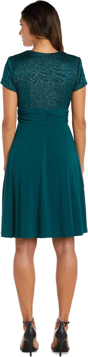R&M Richards Women's Sparkling Wrap Dress