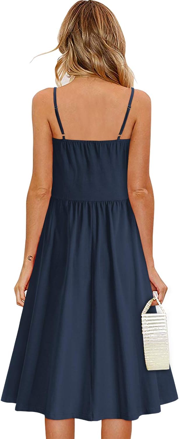VOTEPRETTY Women's Summer Dresses Spring Sundresses Beach Clothes Outfit Vacation 2024 V Neck Casual Tropical Resort Hawaiian