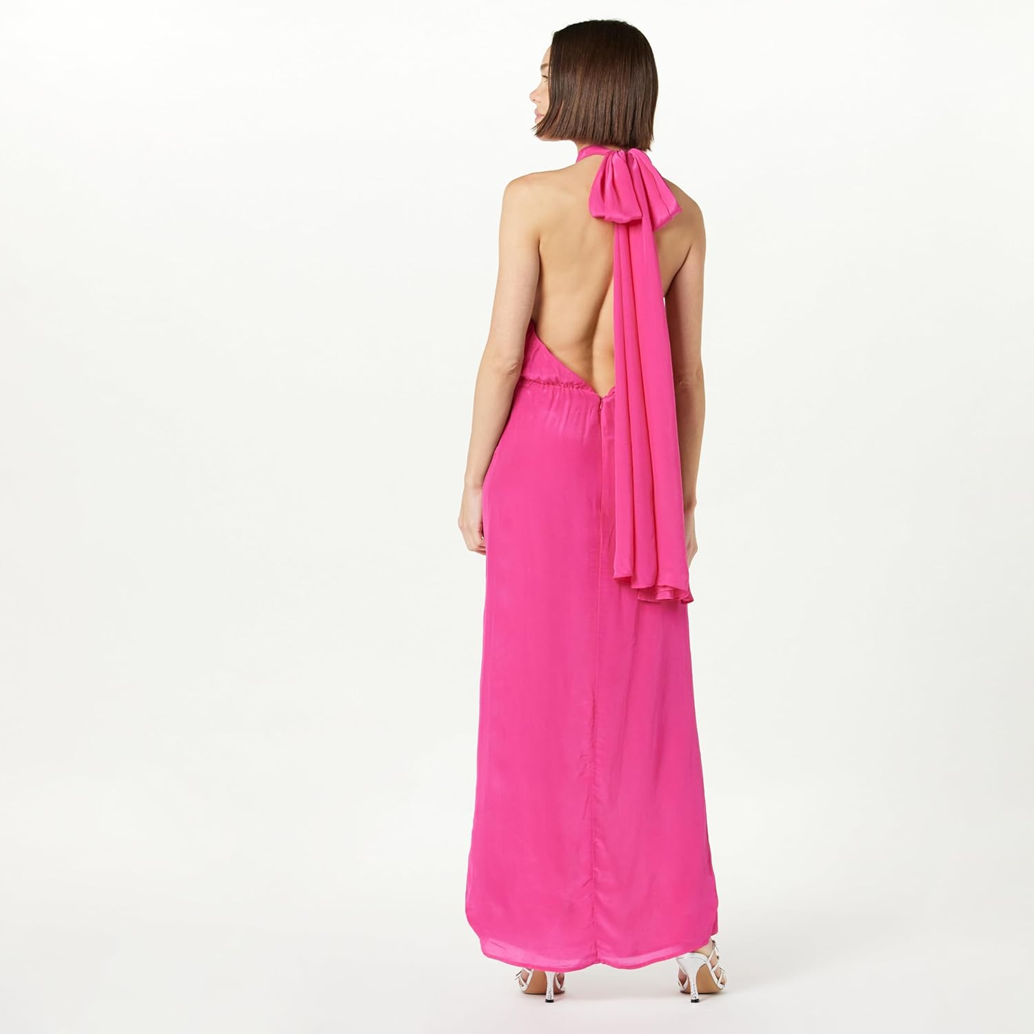 The Drop Women’s Halter Twist Tie Dress