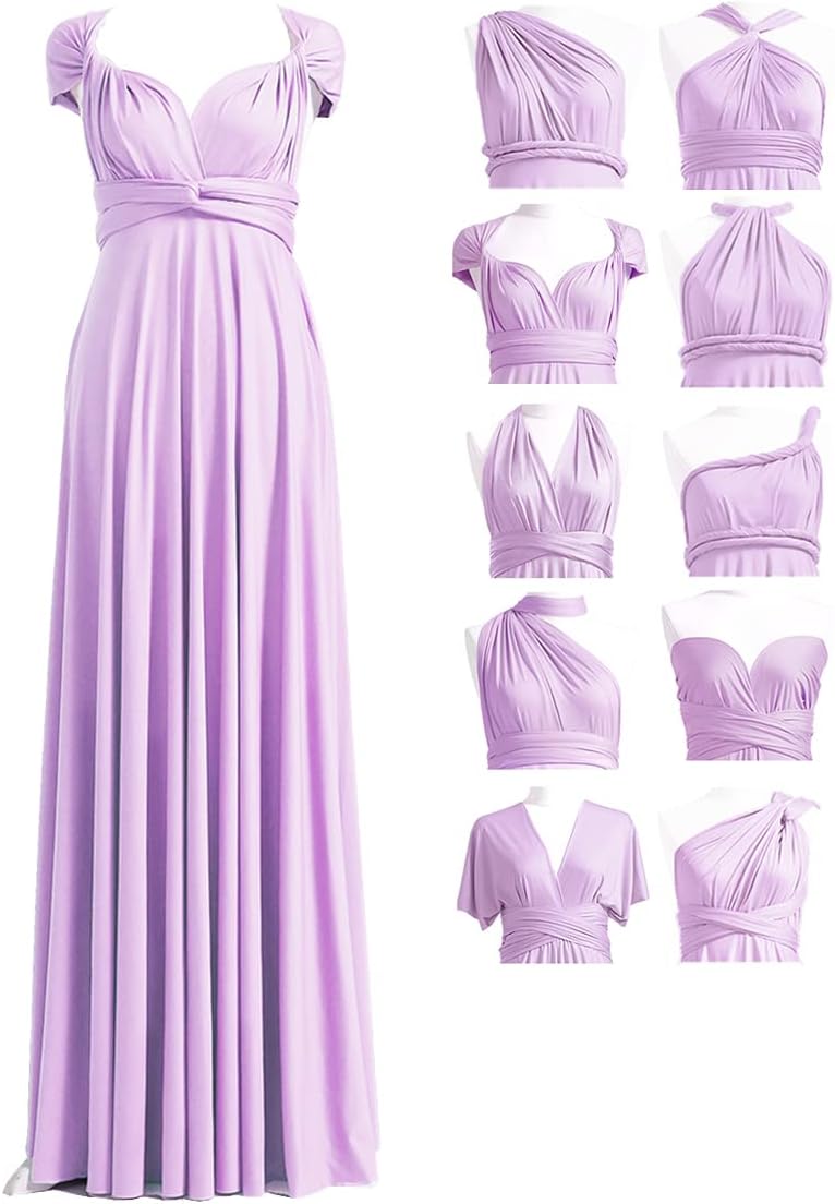 72styles Infinity Dress with Bandeau, Convertible Bridesmaid Dress, Long, Plus Size, Multi-Way Dress, Twist Wrap Dress