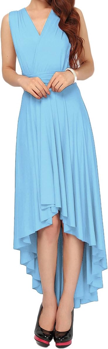 Womens Transformer Evening Dress Maxi Cocktail Wrap Convertible Multi Way Floor Long Formal Gown