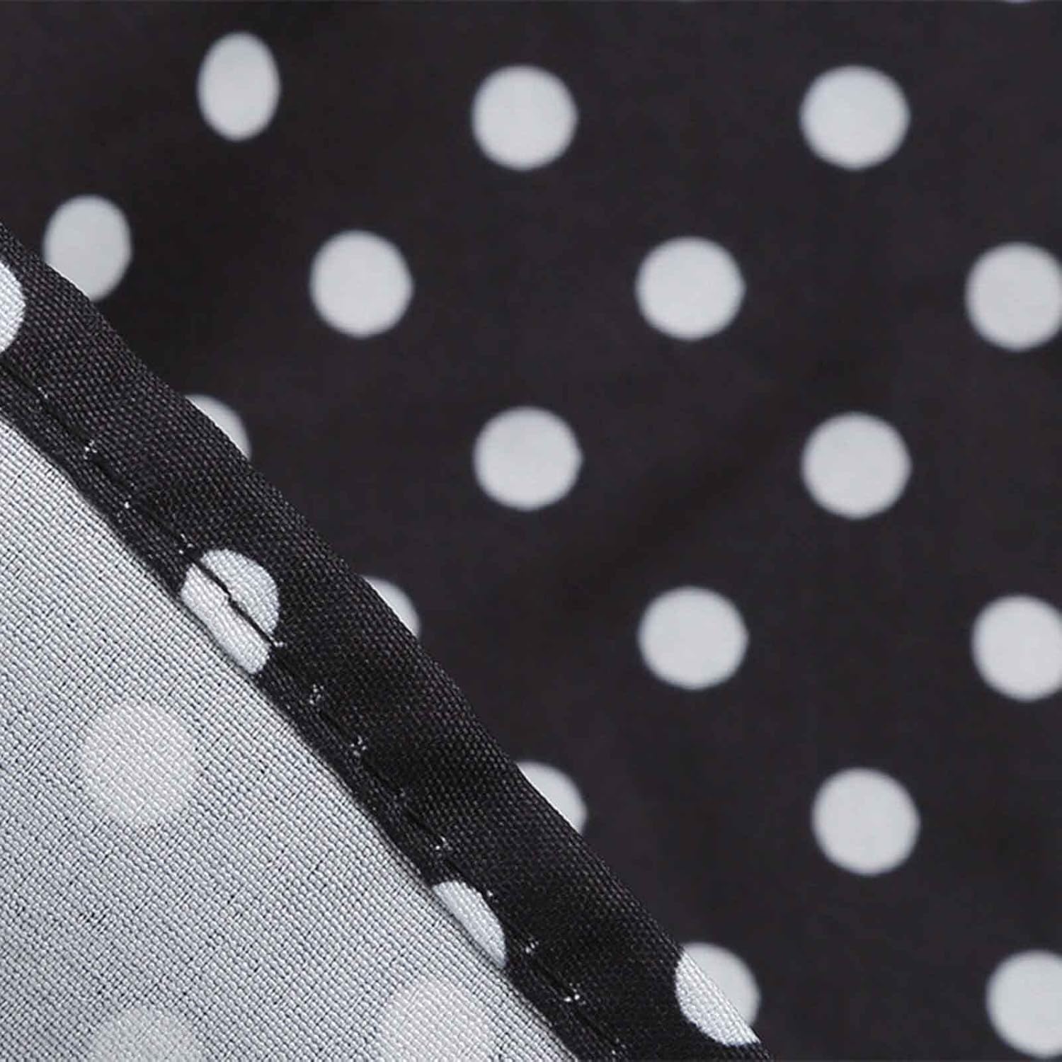 Women Double Breasted Notch Lapel 50s Vintage Short Sleeve Cocktail Swing Dress Polka Dot 1950s Rockabilly Prom Dress