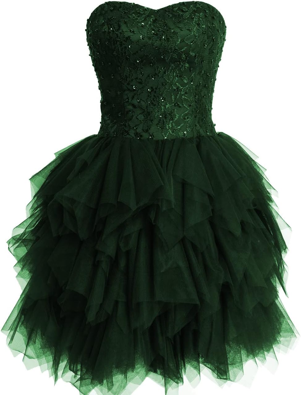Tulle Homecoming Dresses Teens Lace Short Prom Dress Beaded Sweetheart Off Shoulder Cocktail Dress Ball Lace