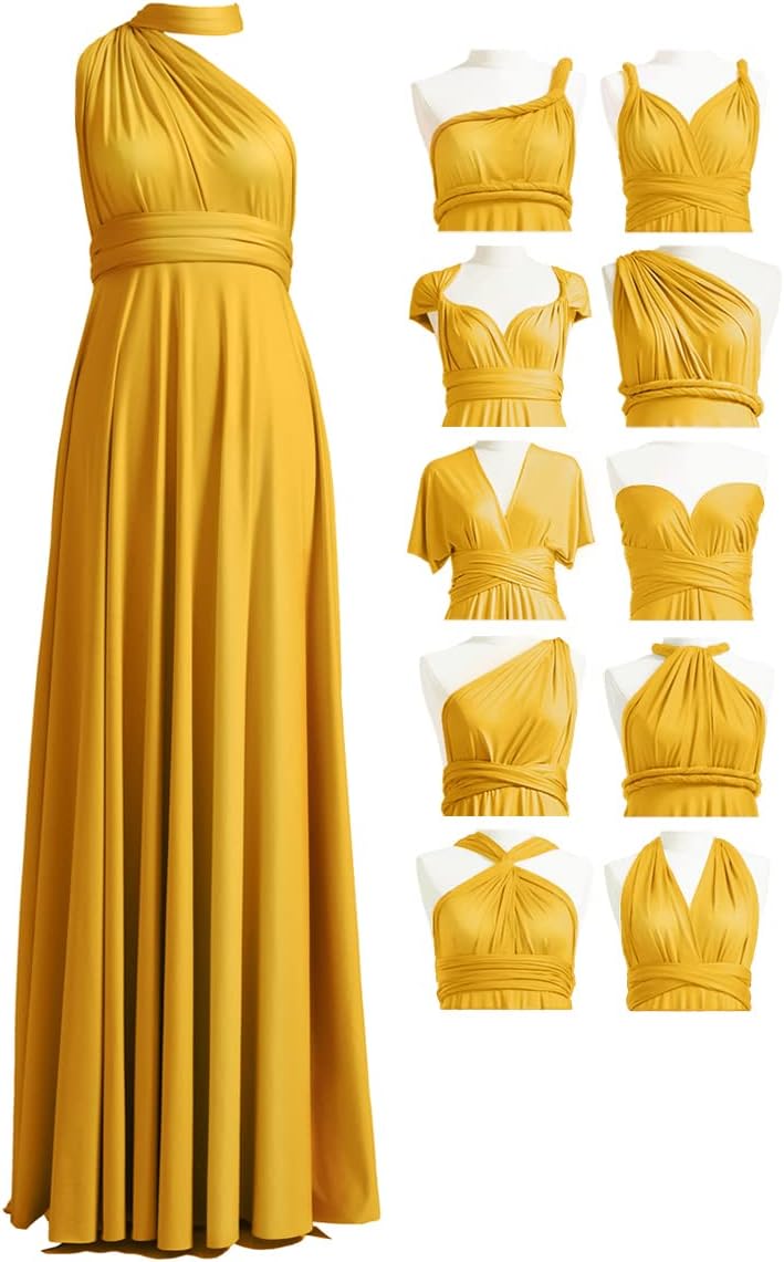 72styles Infinity Dress with Bandeau, Convertible Bridesmaid Dress, Long, Plus Size, Multi-Way Dress, Twist Wrap Dress
