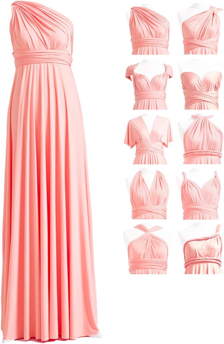 72styles Infinity Dress with Bandeau, Convertible Bridesmaid Dress, Long, Plus Size, Multi-Way Dress, Twist Wrap Dress