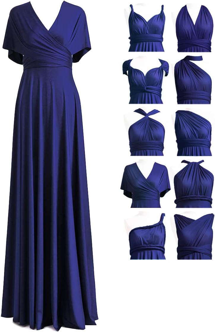 72styles Infinity Dress with Bandeau, Convertible Bridesmaid Dress, Long, Plus Size, Multi-Way Dress, Twist Wrap Dress