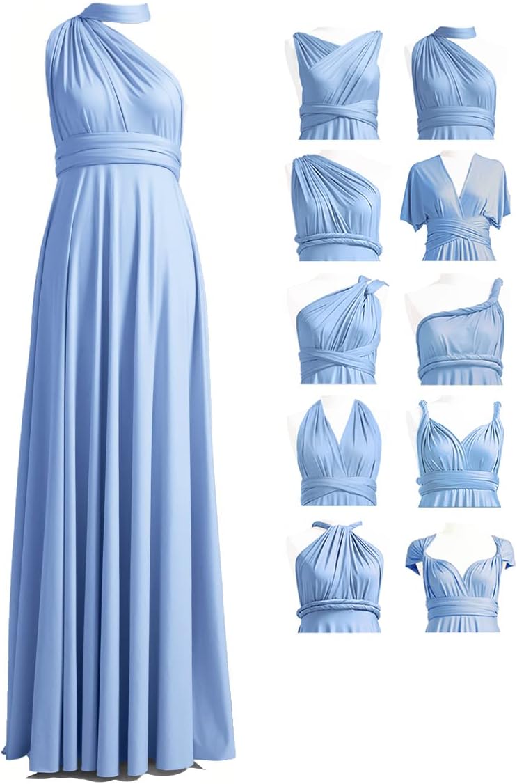 72styles Infinity Dress with Bandeau, Convertible Bridesmaid Dress, Long, Plus Size, Multi-Way Dress, Twist Wrap Dress