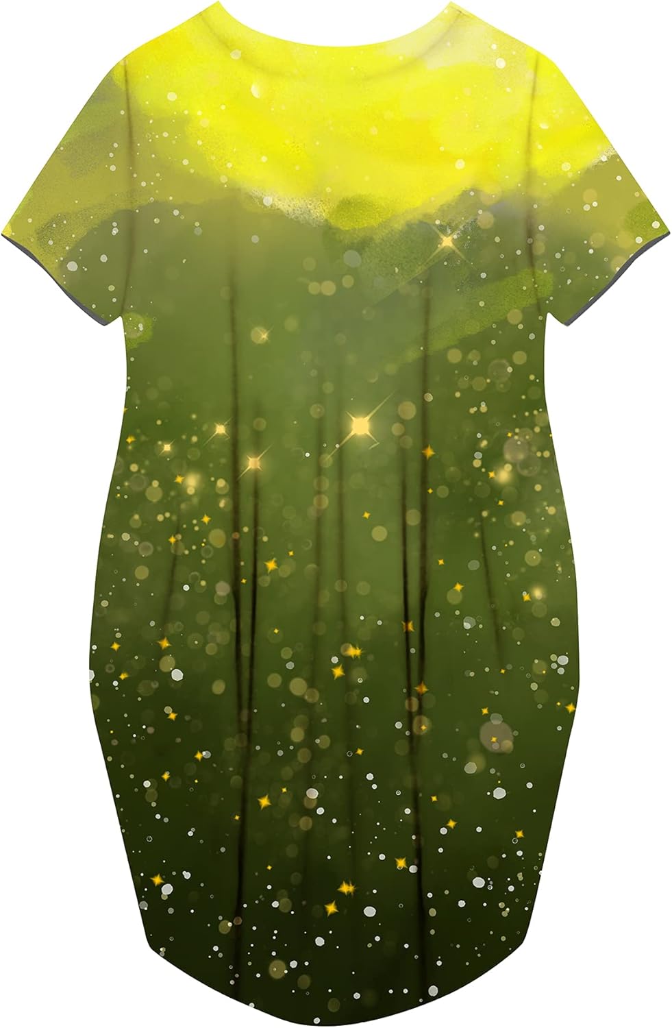 AZPSRT Fashion Women's African American Art Print Dress Casual Loose Dresses