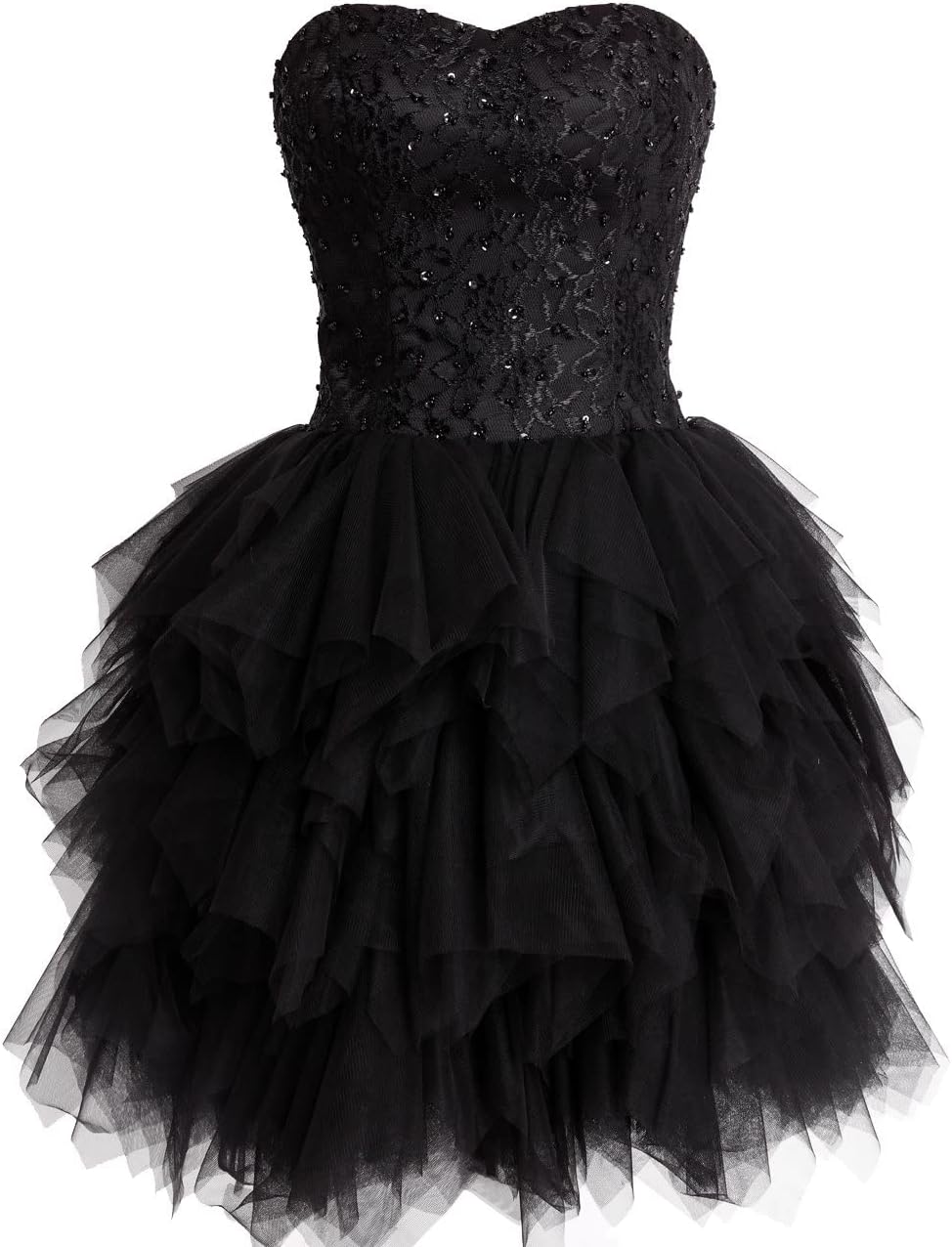 Tulle Homecoming Dresses Teens Lace Short Prom Dress Beaded Sweetheart Off Shoulder Cocktail Dress Ball Lace