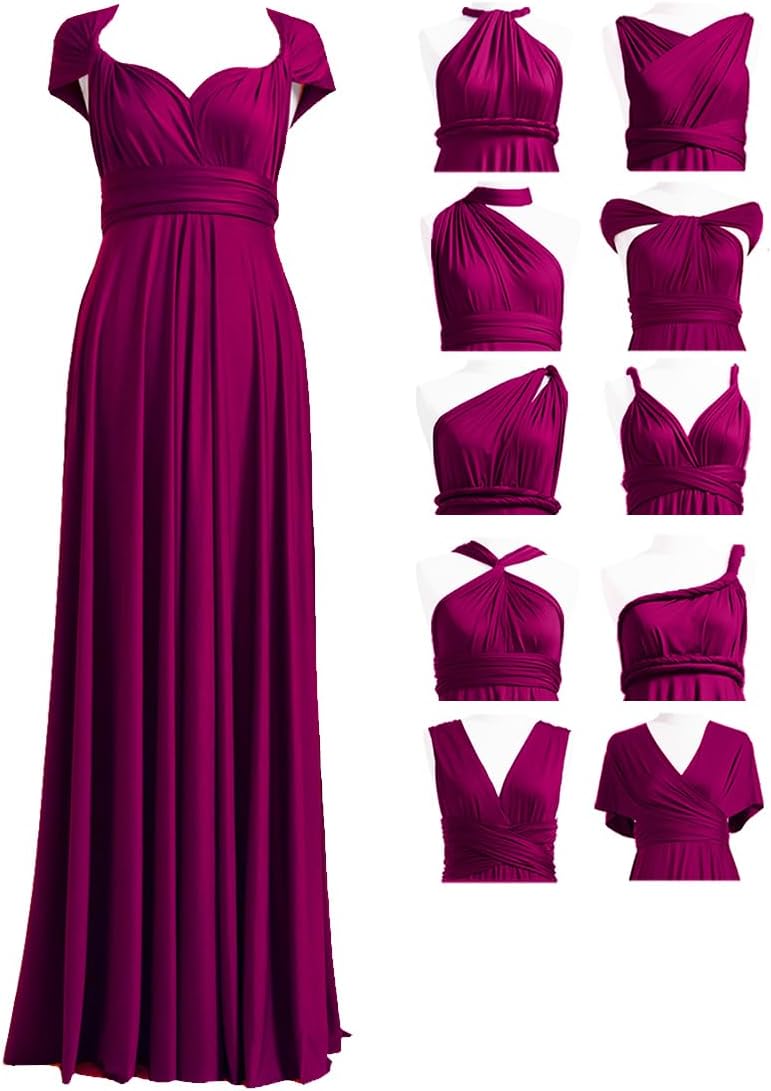 72styles Infinity Dress with Bandeau, Convertible Bridesmaid Dress, Long, Plus Size, Multi-Way Dress, Twist Wrap Dress