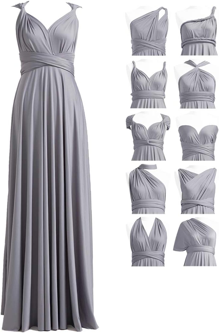 72styles Infinity Dress with Bandeau, Convertible Bridesmaid Dress, Long, Plus Size, Multi-Way Dress, Twist Wrap Dress