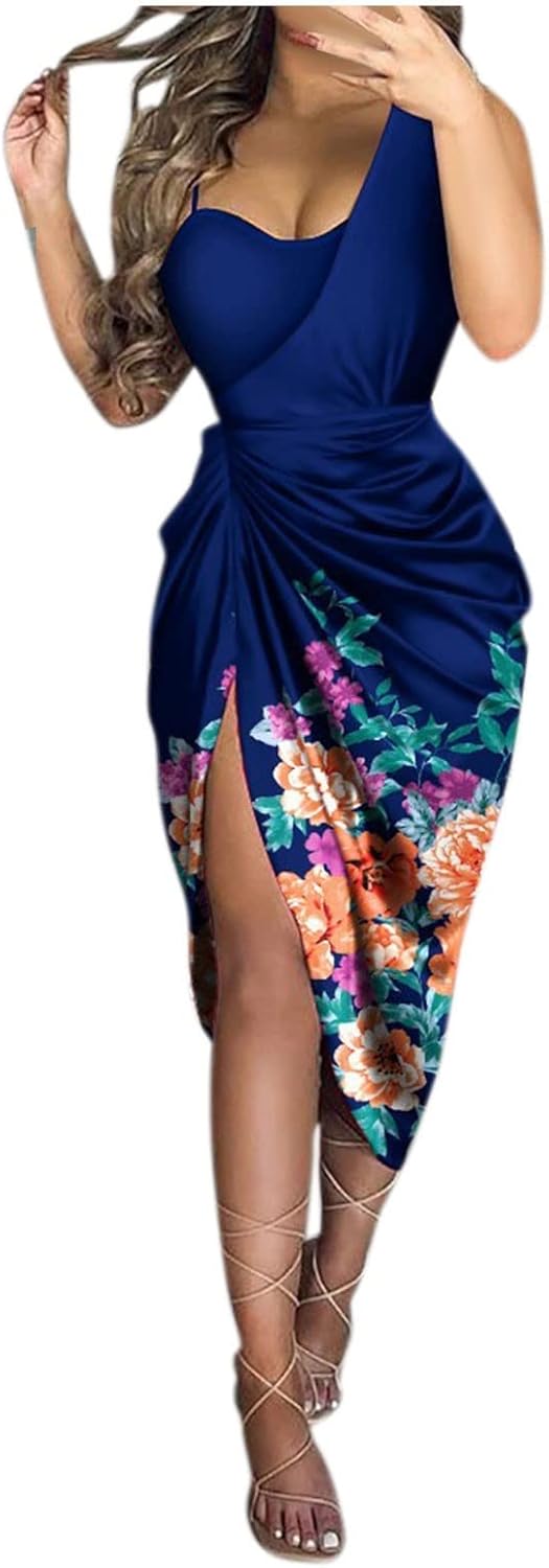 OIOLOYJM Prom Dresses 2025 Wedding Guest Dresses for Women Sexy Cocktail Formal Party One Shoulder Dresses for Women 2025