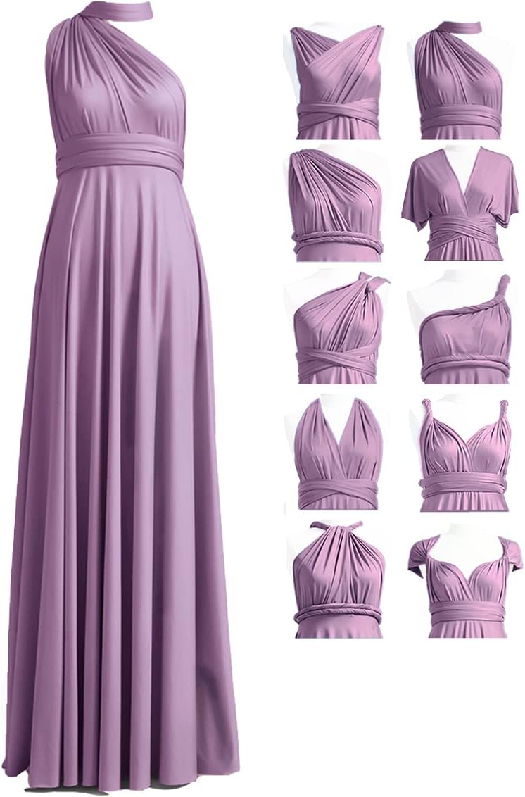 72styles Infinity Dress with Bandeau, Convertible Bridesmaid Dress, Long, Plus Size, Multi-Way Dress, Twist Wrap Dress