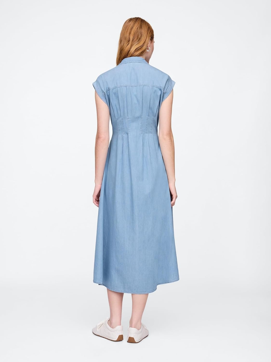 GAP Women's Maxi Shirt Dress