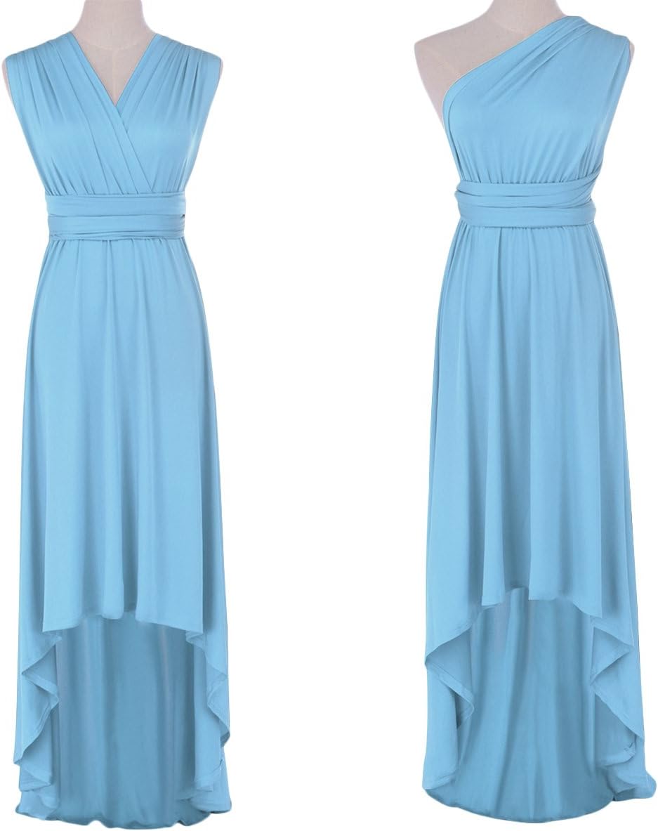 Womens Transformer Evening Dress Maxi Cocktail Wrap Convertible Multi Way Floor Long Formal Gown