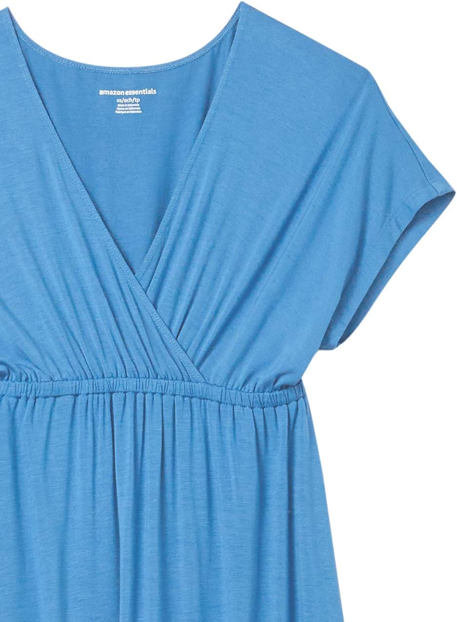 Amazon Essentials Women's Waisted Maxi Dress (Available in Plus Size)