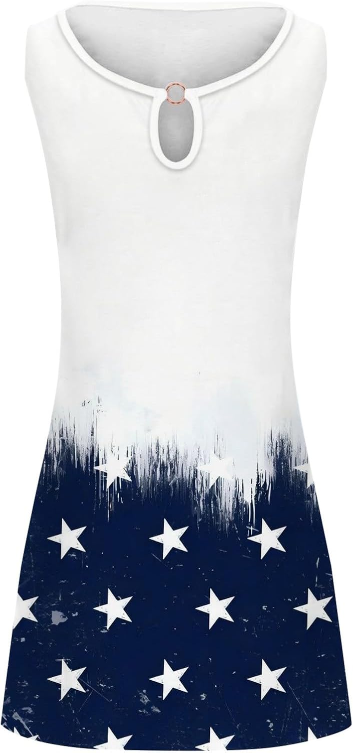 Summer Dresses for Women 2025 Vacation Beach Casual Vintage Midi Sundresses Sexy Sleeveless V Neck Boho Tank Dress