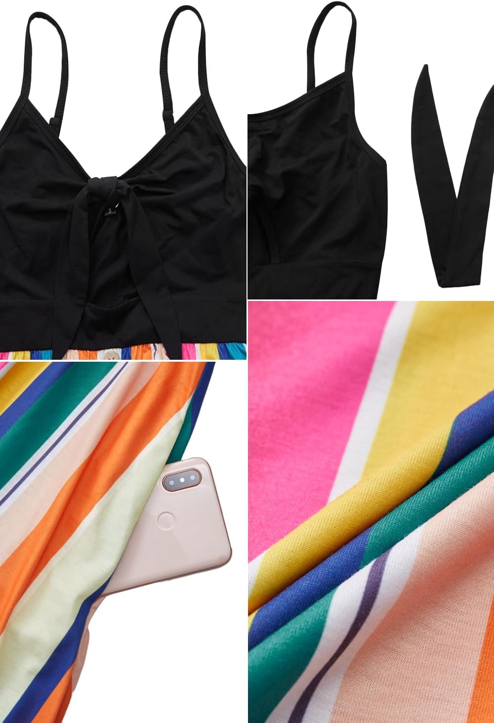 VOTEPRETTY Women's Summer Dresses Spring Sundresses Beach Clothes Outfit Vacation 2024 V Neck Casual Tropical Resort Hawaiian