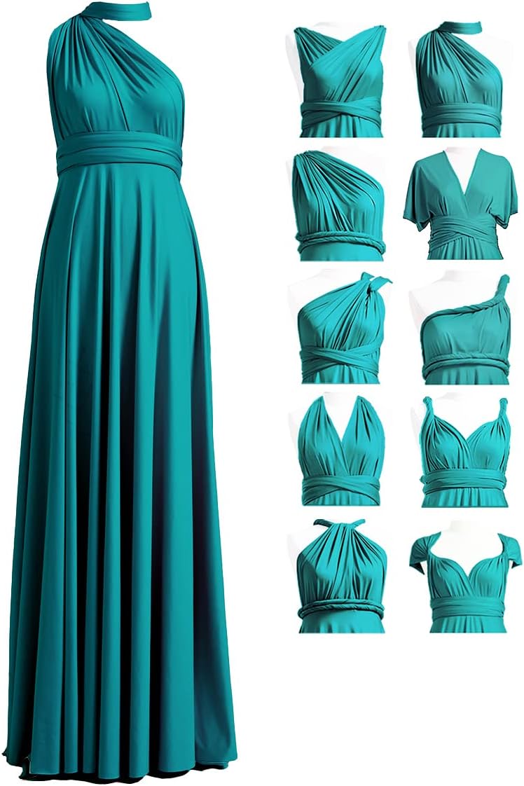 72styles Infinity Dress with Bandeau, Convertible Bridesmaid Dress, Long, Plus Size, Multi-Way Dress, Twist Wrap Dress