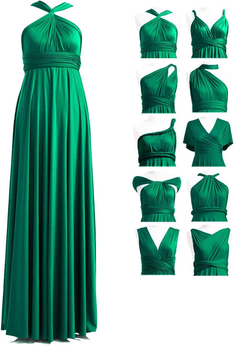 72styles Infinity Dress with Bandeau, Convertible Bridesmaid Dress, Long, Plus Size, Multi-Way Dress, Twist Wrap Dress