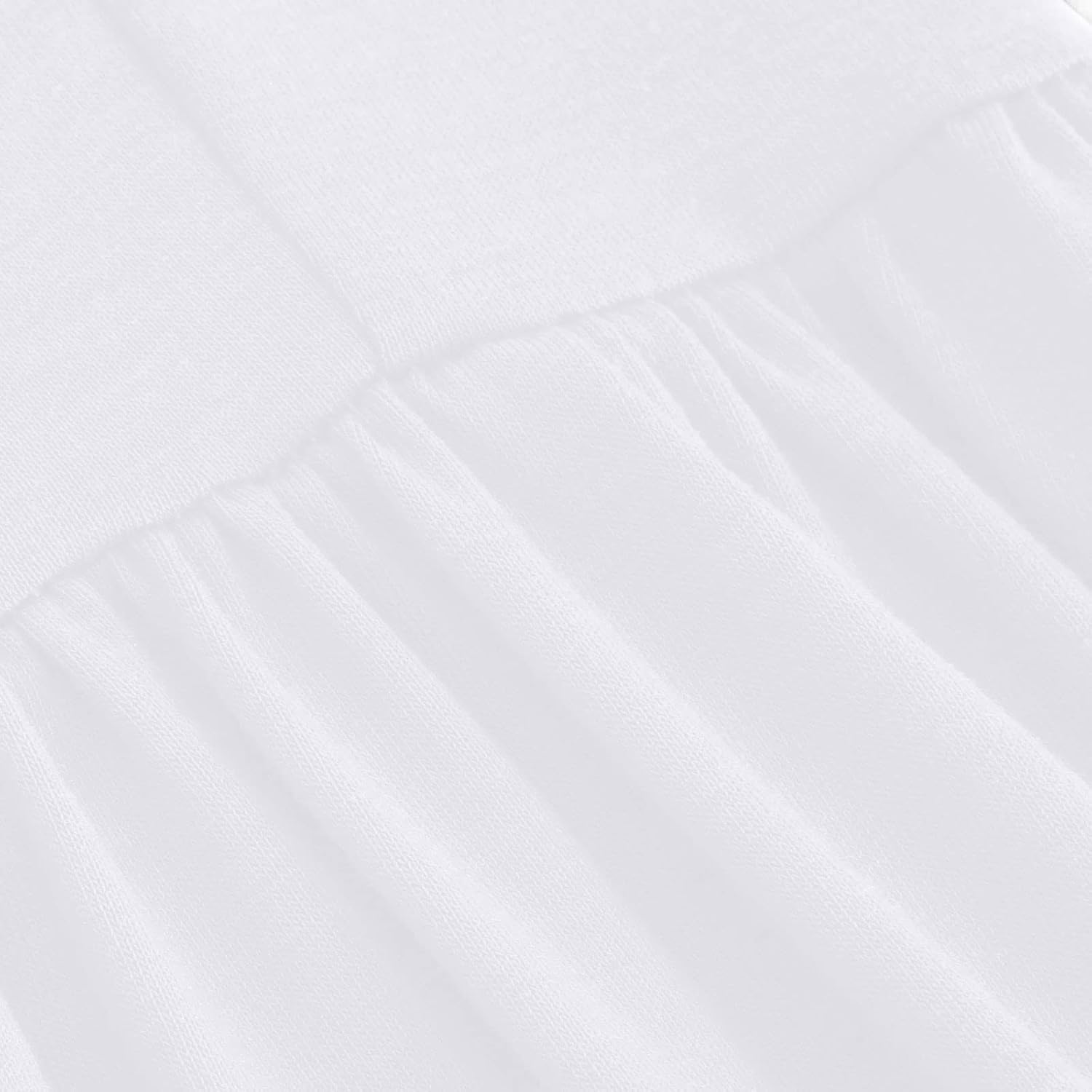 XUNRYAN Summer Dresses for Women 2024 Casual Calf Length Maxi Dress Pleated Flowy Tiered Swing Beach Sundress with Pockets